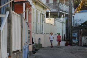 Porter and Olivia in their own little world, walking down the streets in Les Saintes.  They are becoming so independent!
