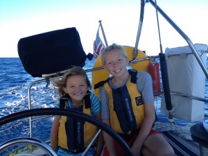 Reese and Bryson on passage between St. Croix and Guadeloupe