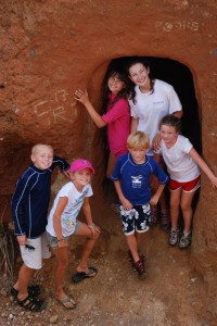 kids in the cave