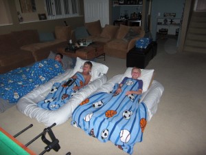 Sleepover with James and Ryan