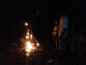 bonfire on the beach