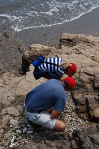 searching for sea glass