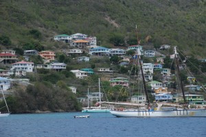 the pretty town we walked through