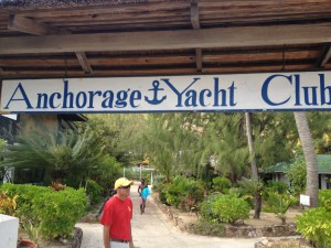 We had a nice dinner at the Anchorage Yacht Club