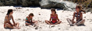 Yoga on the beach