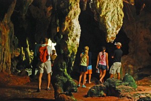 la di la di la.  Here we are, walking through the caves.  No worries.