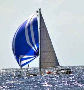 For those who are leary of sailing to begin with, check this out.  The boat appears to "disappear" under the waves in the ocean swell!