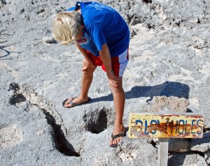 Bryson staring down the blow hole