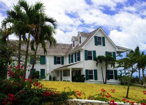 pink beach house