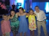 The kids stop dancing for three seconds for a picture.